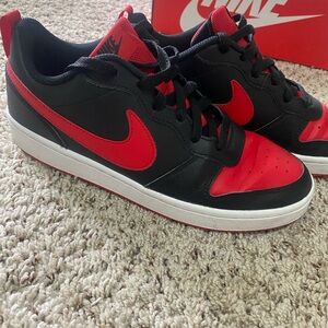 Nike Kids Black and Red Sneakers